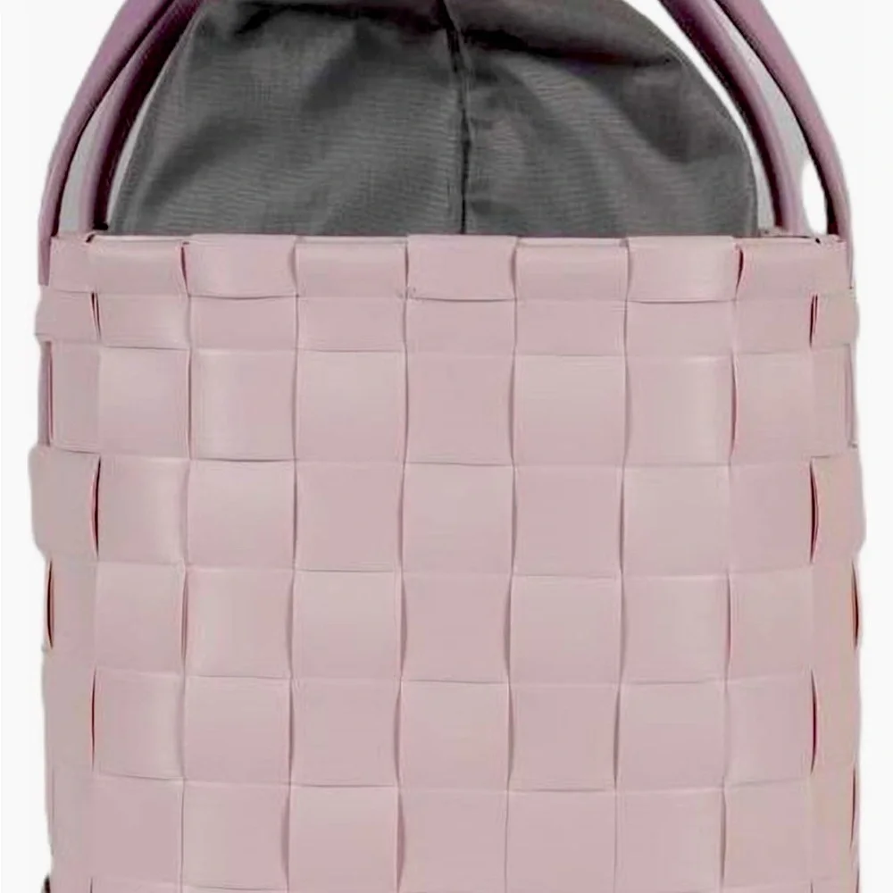 Handed By Deluxe Shopper Tote Soft Lilac Rare | made with Recycled material NWT - Picture 16 of 16